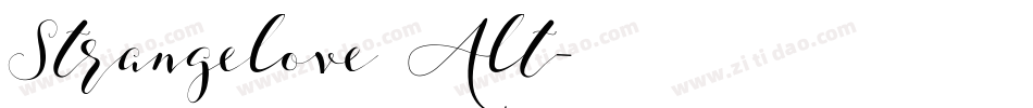 Strangelove Alt字体转换